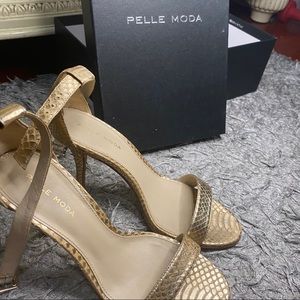 Pelle Moda Gold Heels